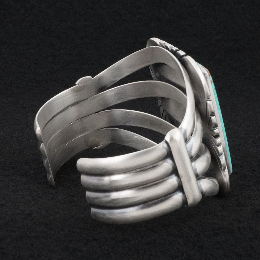 Mark Yazzie Turquoise & Sterling Silver Bracelet