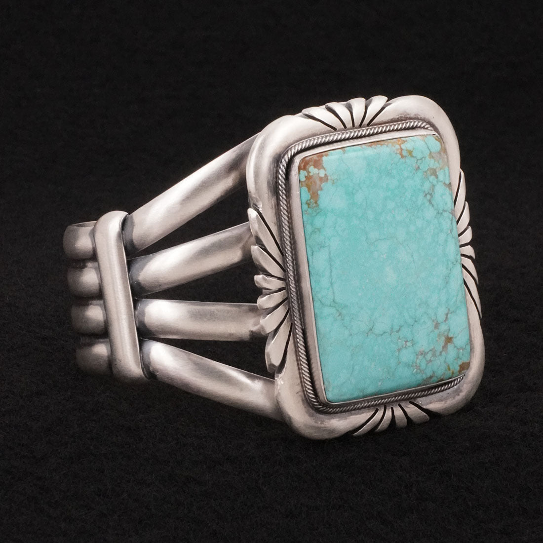 Mark Yazzie Turquoise & Sterling Silver Bracelet