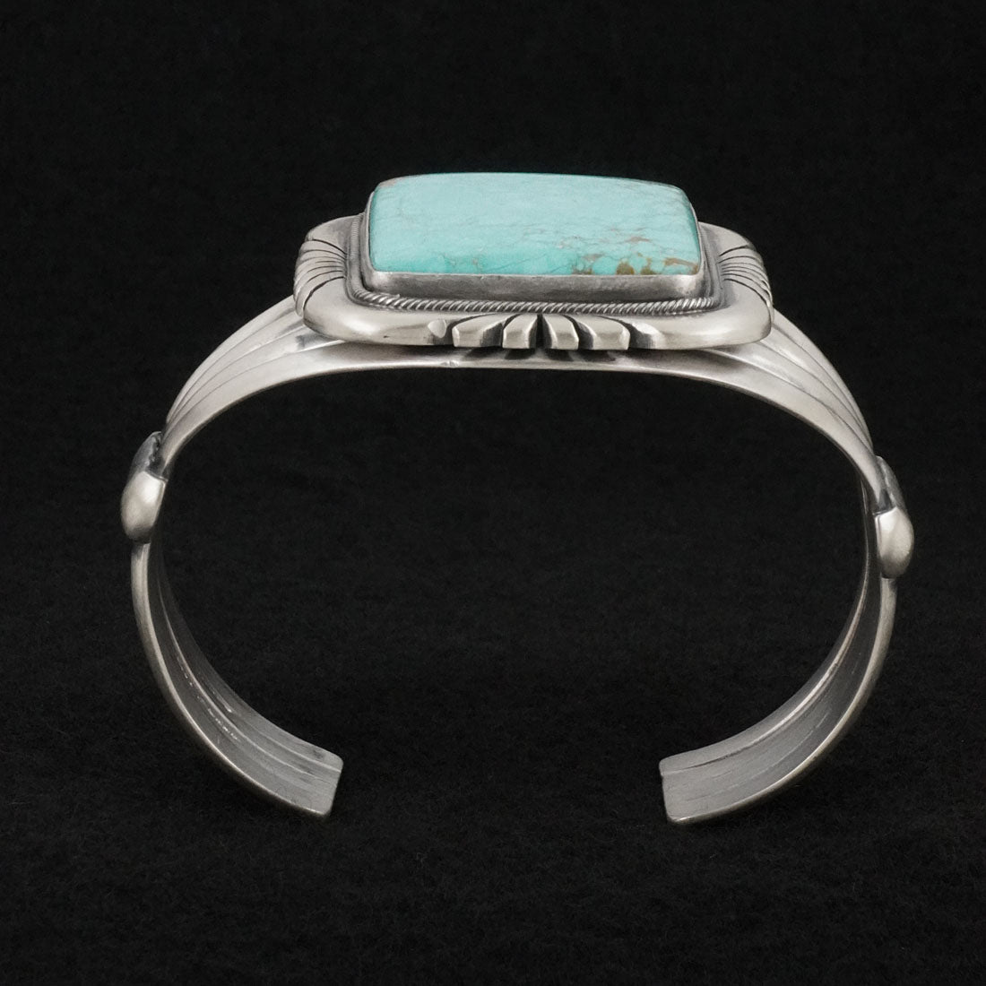Mark Yazzie Turquoise & Sterling Silver Bracelet