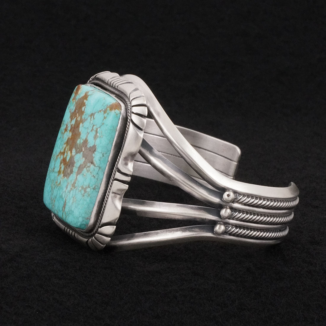Mark Yazzie Turquoise & Sterling Silver Bracelet