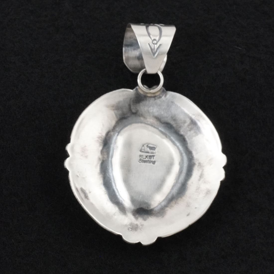Arnold Blackgoat Turquoise & Sterling Silver Pendant