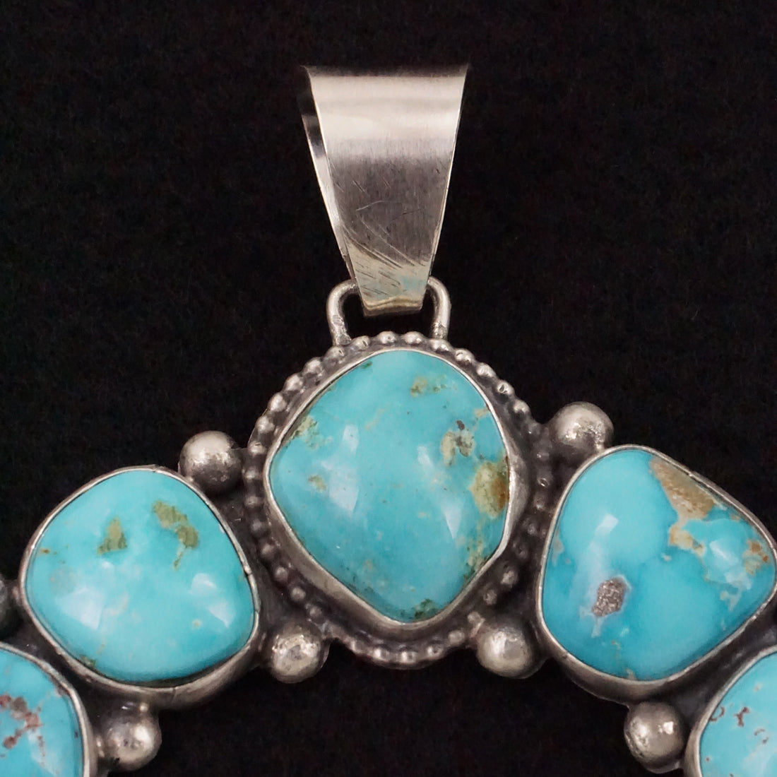 Bobby Johnson Turquoise & Sterling Silver Pendant