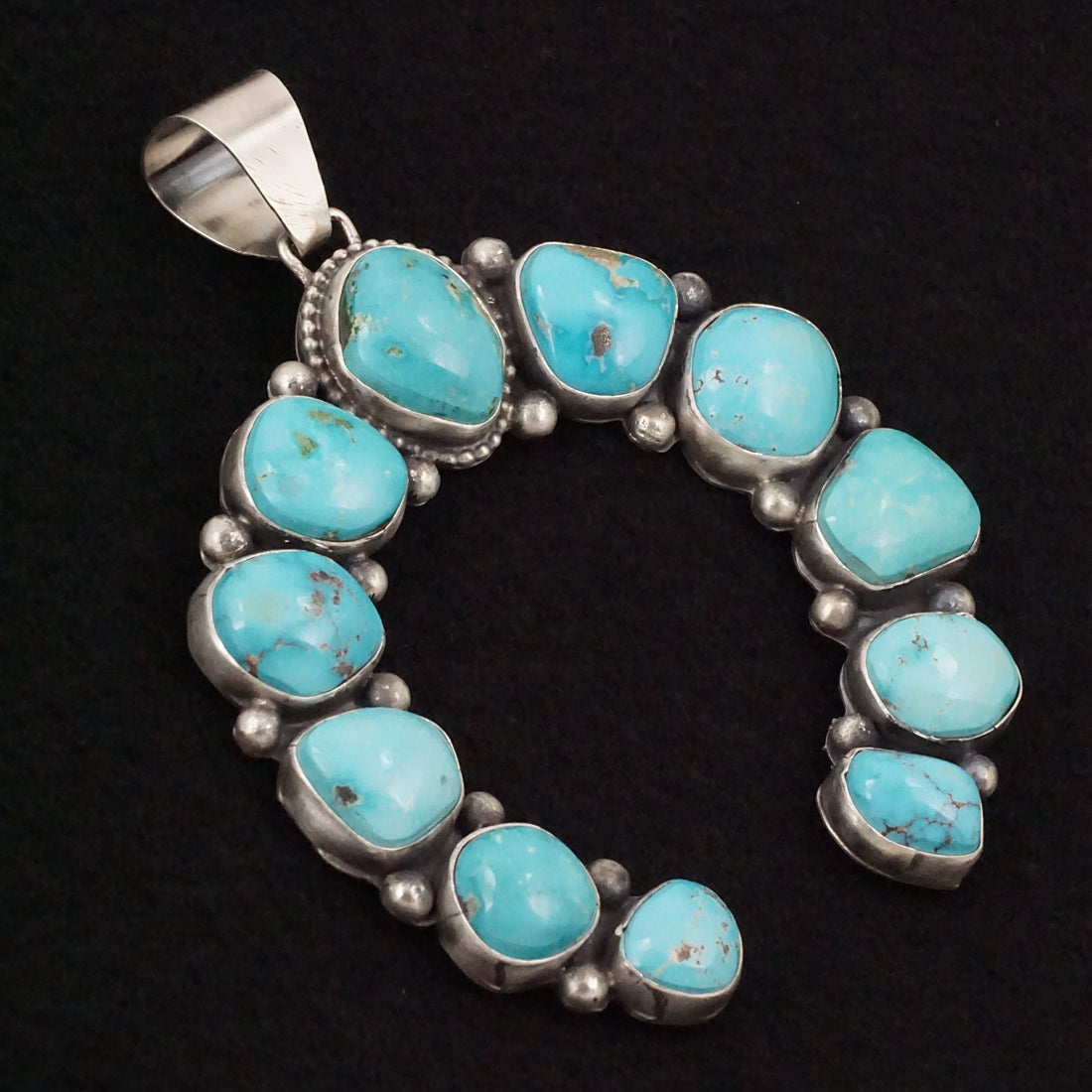 Bobby Johnson Turquoise & Sterling Silver Pendant