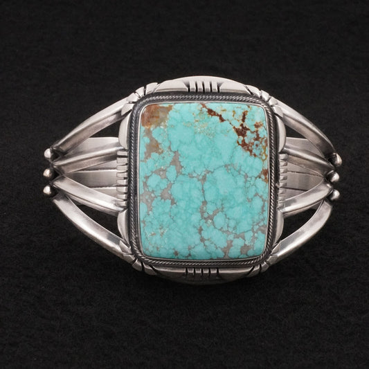 Mark Yazzie Turquoise & Sterling Silver Bracelet
