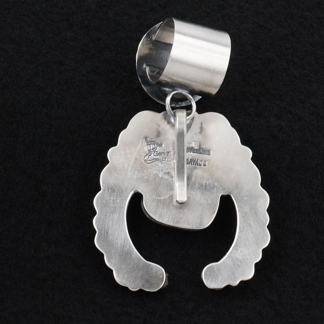 Delbert Gordon Turquoise & Sterling Silver Naja Pendant