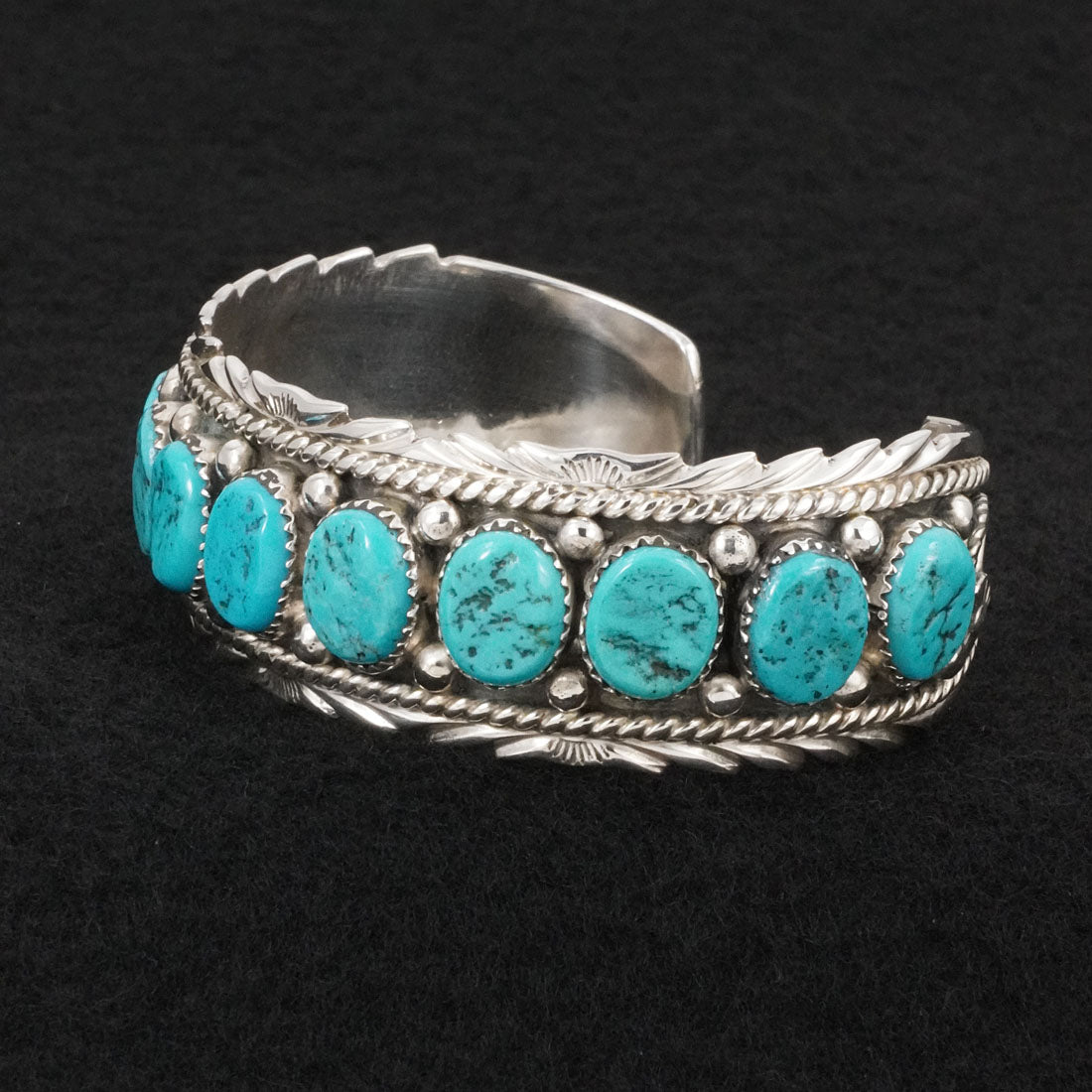 Martin Muskett Turquoise & Sterling Silver Bracelet