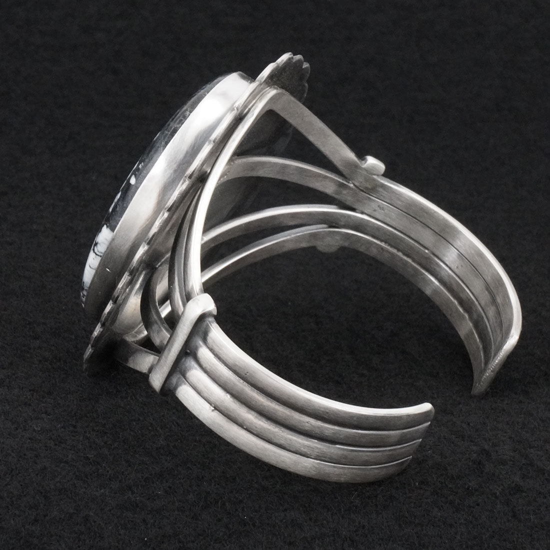 Randy Boyd White Buffalo & Sterling Silver Bracelet