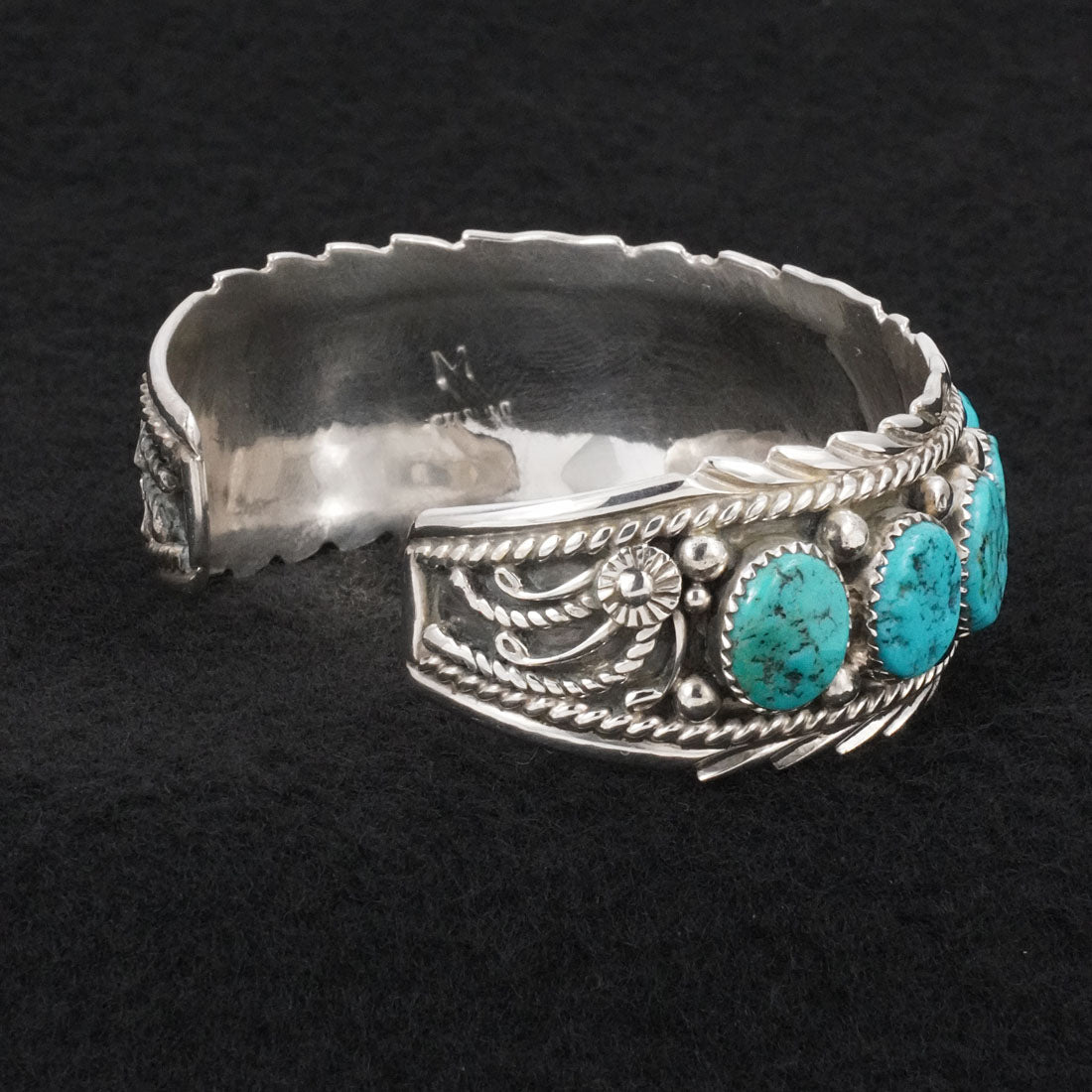 Martin Muskett Turquoise & Sterling Silver Bracelet