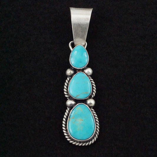 Paul Livingston Turquoise & Sterling Silver Pendant