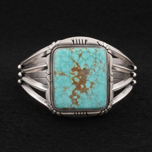 Mark Yazzie Turquoise & Sterling Silver Bracelet