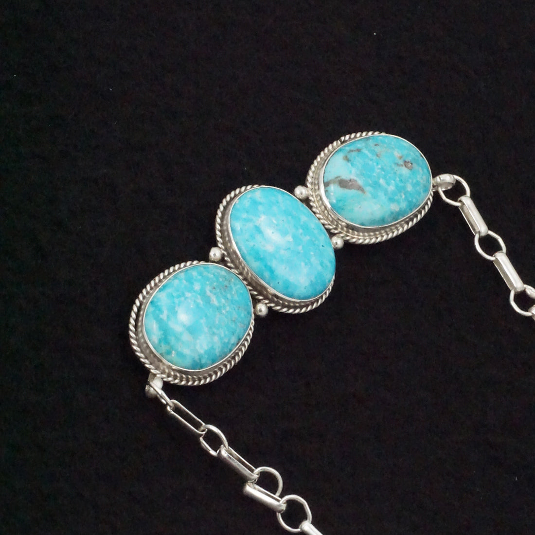 Rena Begay Turquoise & Sterling Silver Necklace & Earrings Set