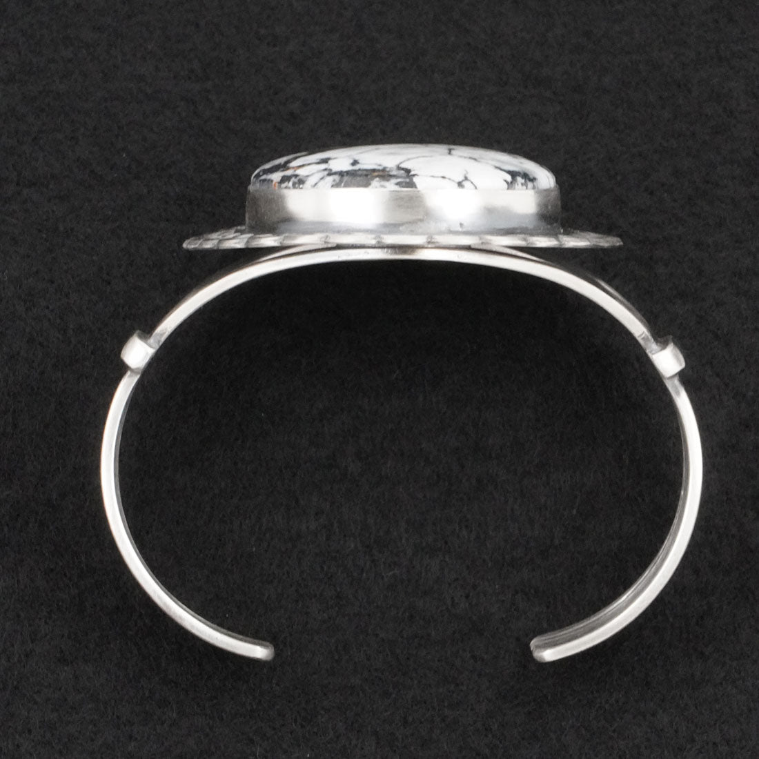 Randy Boyd White Buffalo & Sterling Silver Bracelet