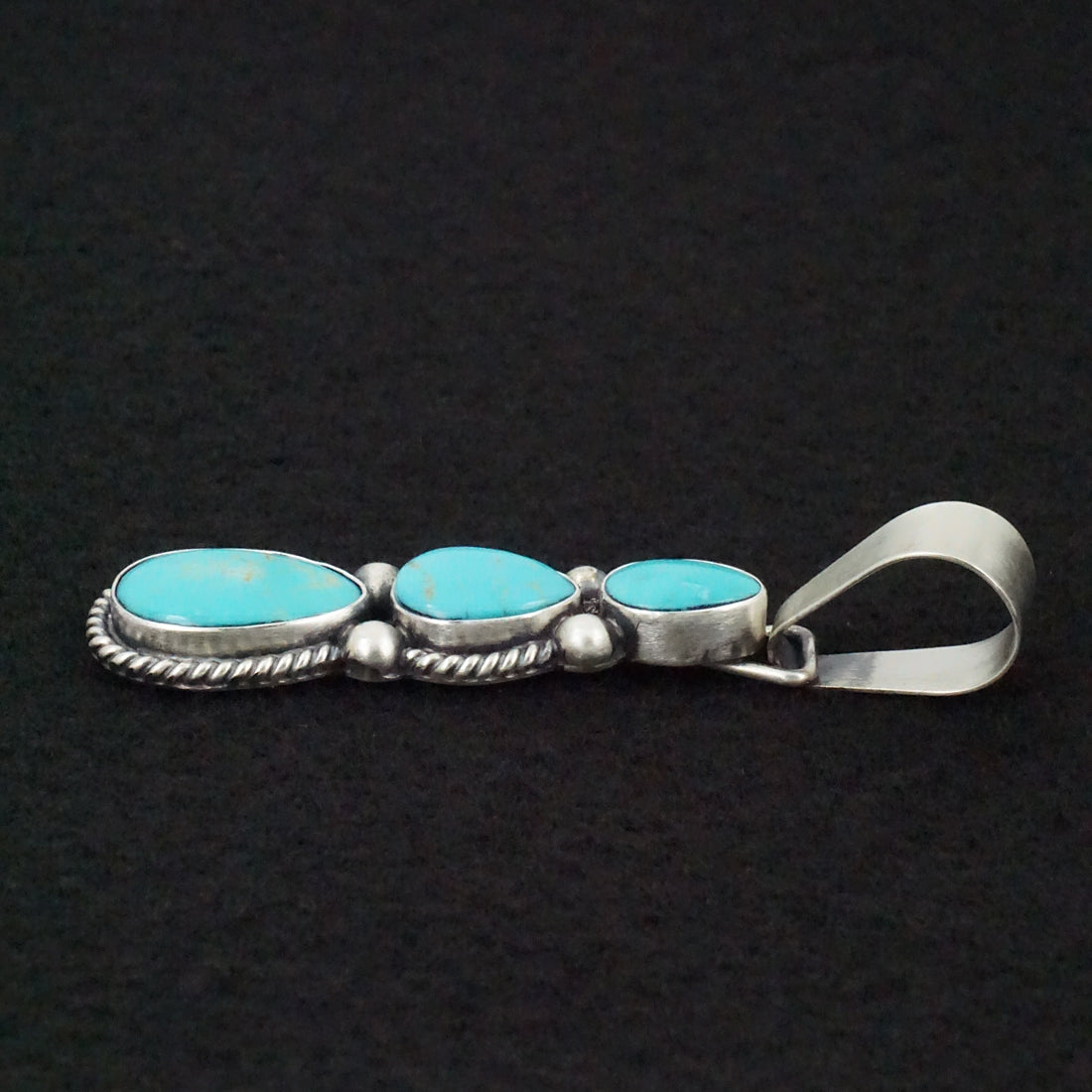 Paul Livingston Turquoise & Sterling Silver Pendant