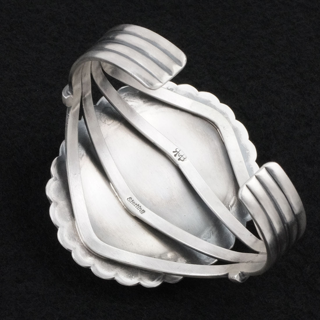 Randy Boyd White Buffalo & Sterling Silver Bracelet