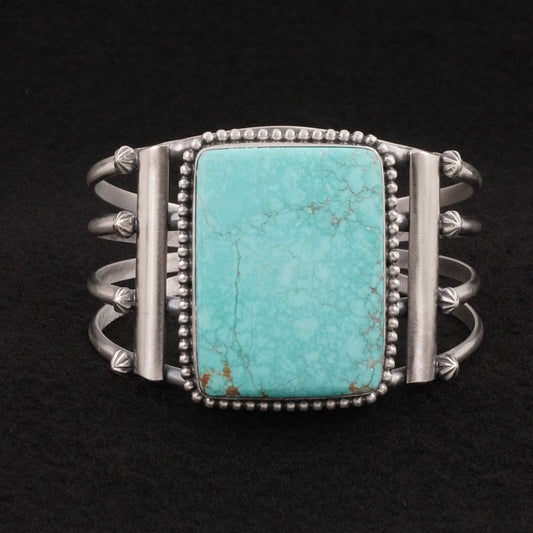 Mark Yazzie Turquoise & Sterling Silver Bracelet