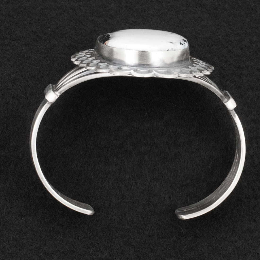 Randy Boyd White Buffalo & Sterling Silver Bracelet