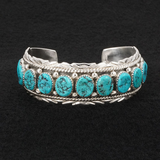 Martin Muskett Turquoise & Sterling Silver Bracelet