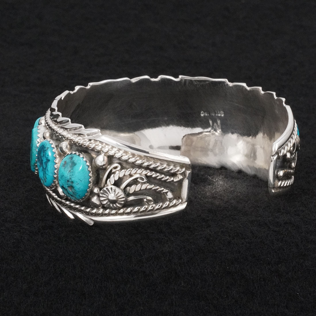 Martin Muskett Turquoise & Sterling Silver Bracelet