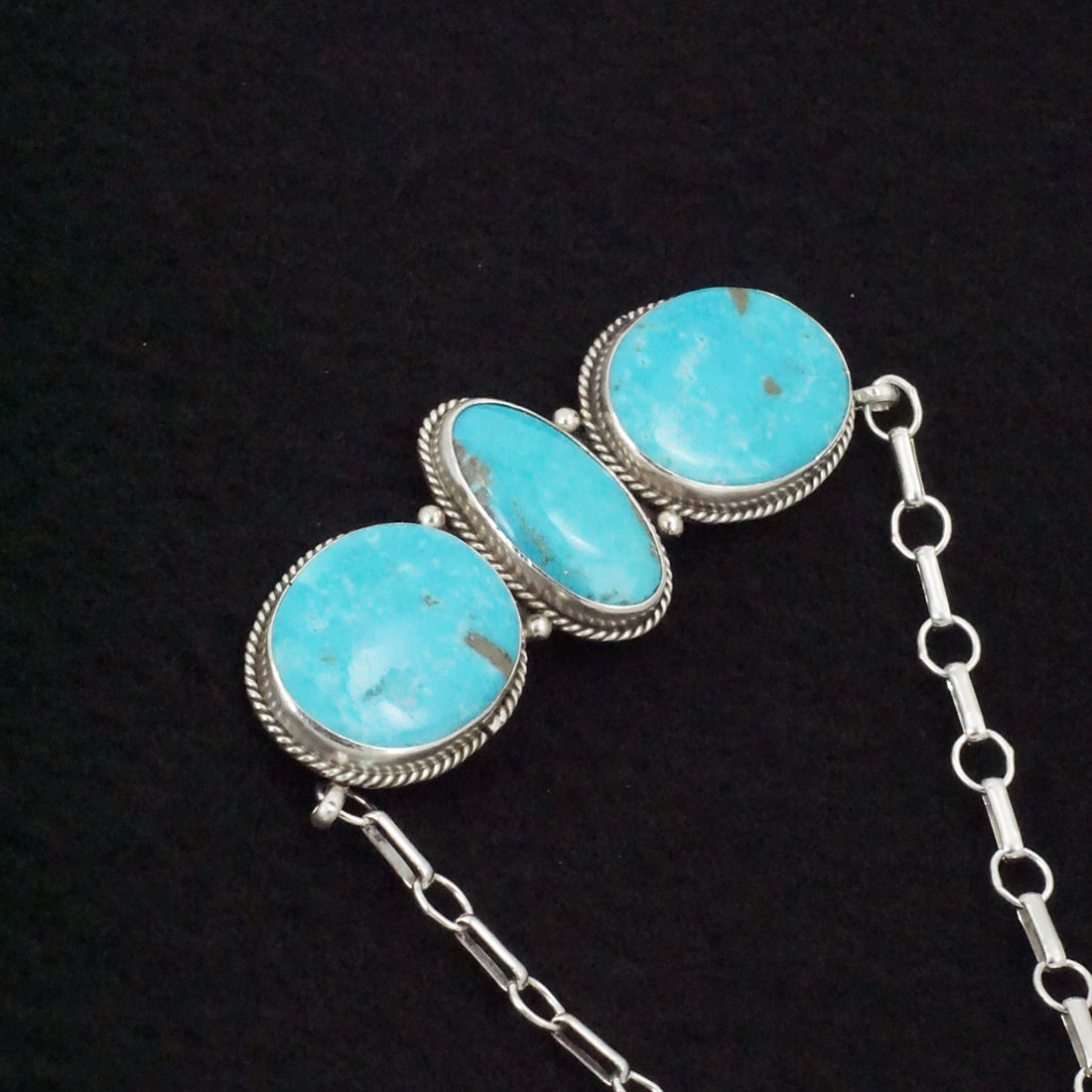 Rena Begay Turquoise & Sterling Silver Necklace & Earrings Set