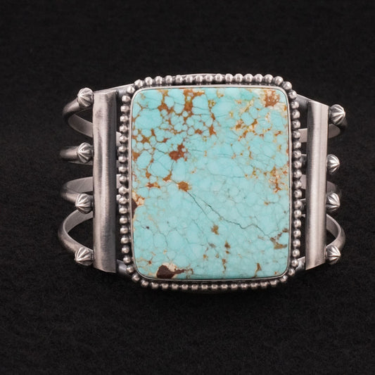 Mark Yazzie Turquoise & Sterling Silver Bracelet