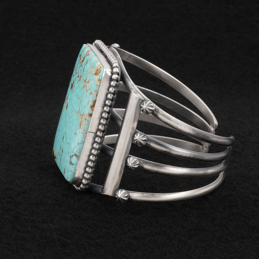 Mark Yazzie Turquoise & Sterling Silver Bracelet