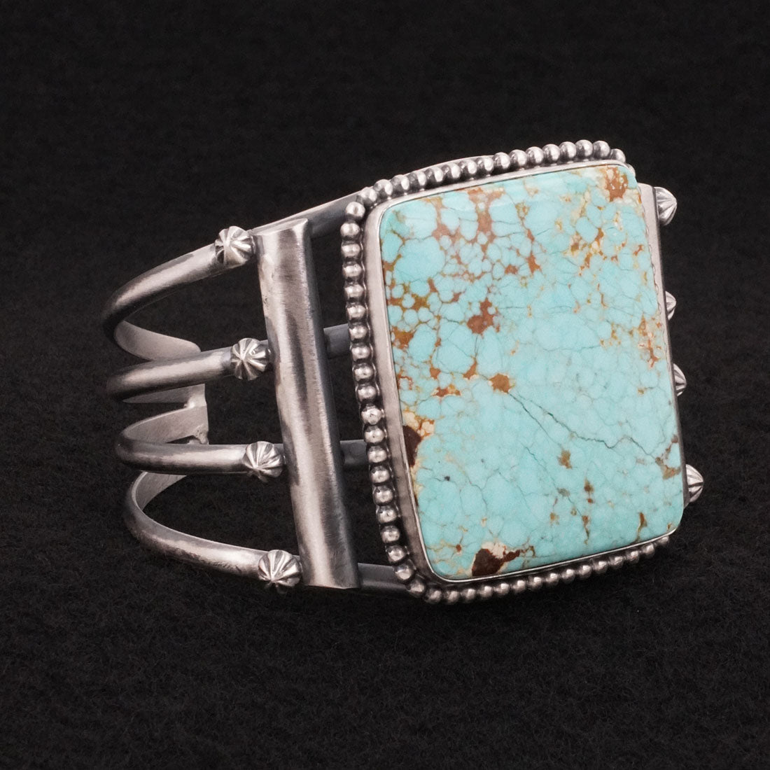 Mark Yazzie Turquoise & Sterling Silver Bracelet