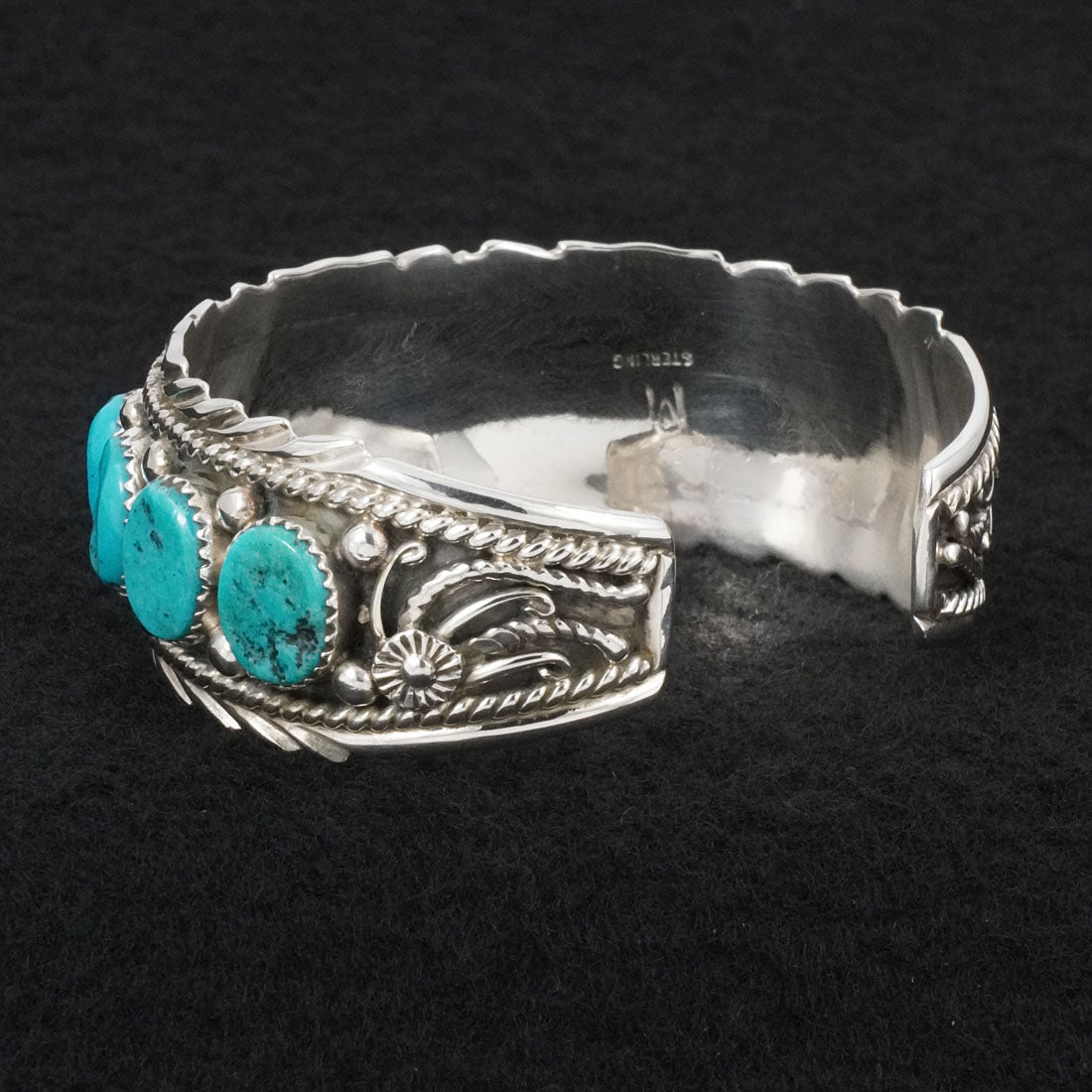 Martin Muskett Turquoise & Sterling Silver Bracelet
