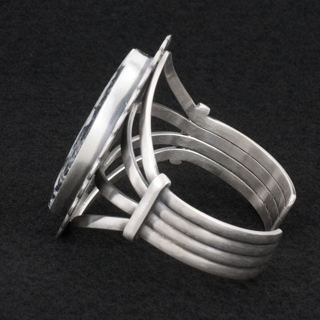 Randy Boyd White Buffalo & Sterling Silver Bracelet