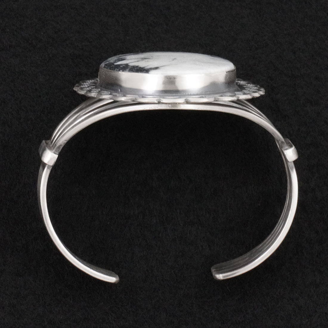 Randy Boyd White Buffalo & Sterling Silver Bracelet