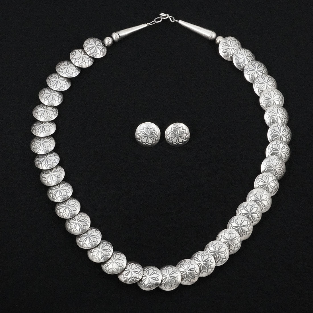 Tim Thompson Sterling Silver Necklace & Earrings Set