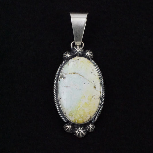 Darrin Livingston Variscite & Sterling Silver Pendant