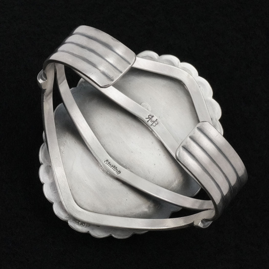 Randy Boyd White Buffalo & Sterling Silver Bracelet