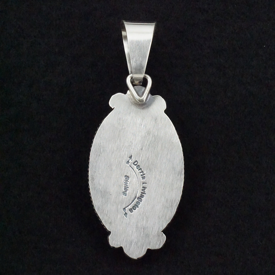 Darrin Livingston Variscite & Sterling Silver Pendant