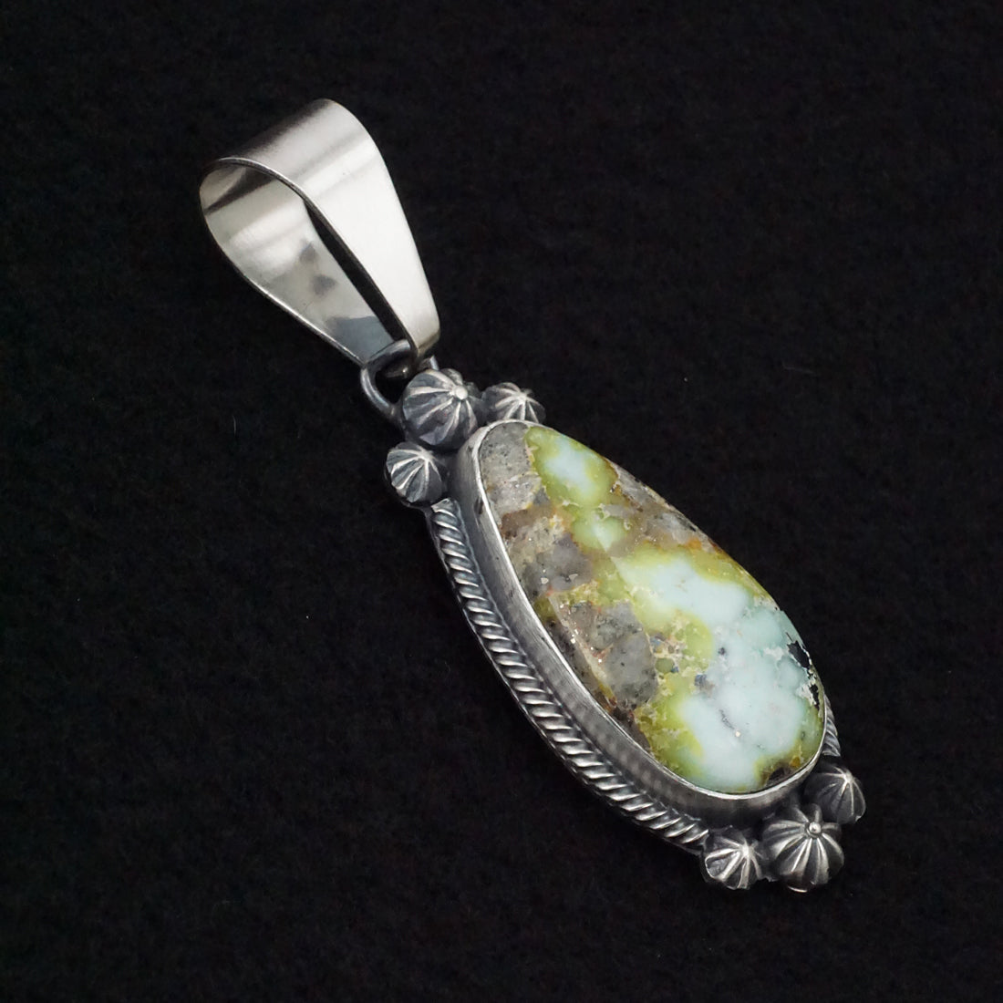 Darrin Livingston Variscite & Sterling Silver Pendant