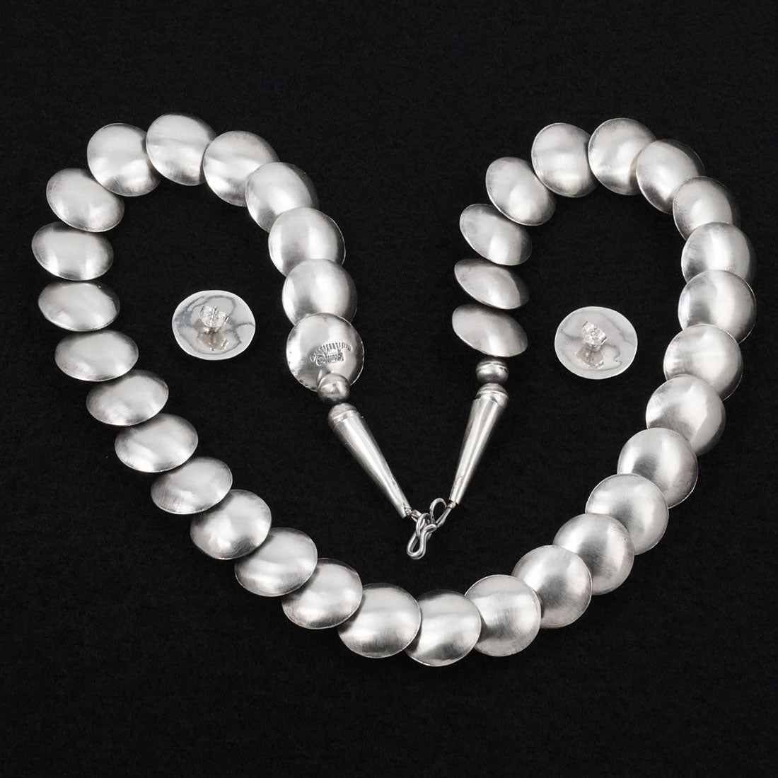 Tim Thompson Sterling Silver Necklace & Earrings Set