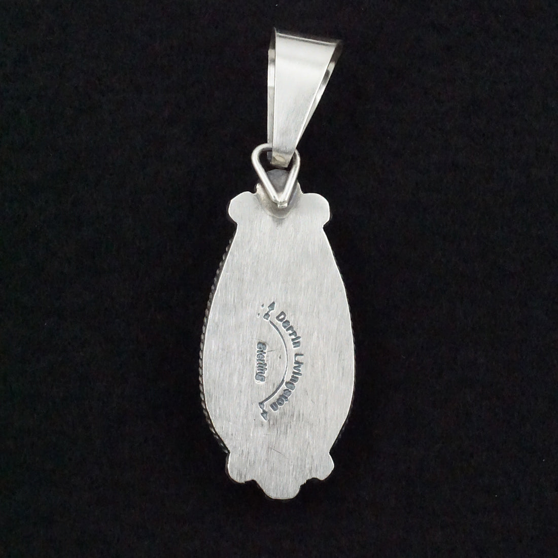 Darrin Livingston Variscite & Sterling Silver Pendant