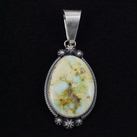 Darrin Livingston Variscite & Sterling Silver Pendant