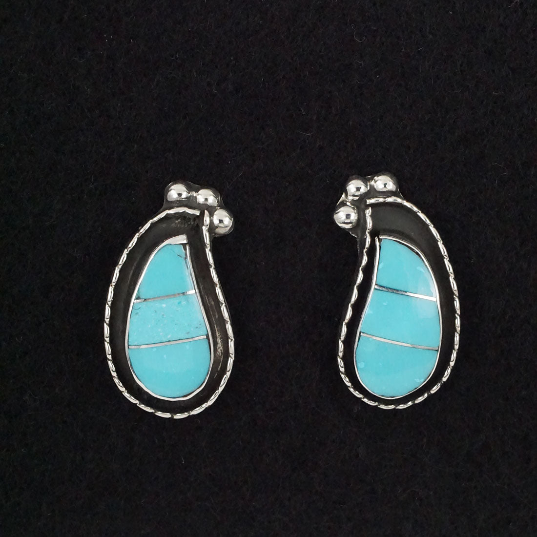 Susie Lowsayatee Turquoise & Sterling Silver Earrings