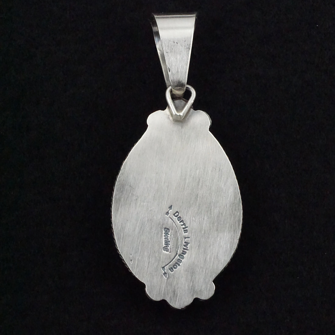 Darrin Livingston Variscite & Sterling Silver Pendant