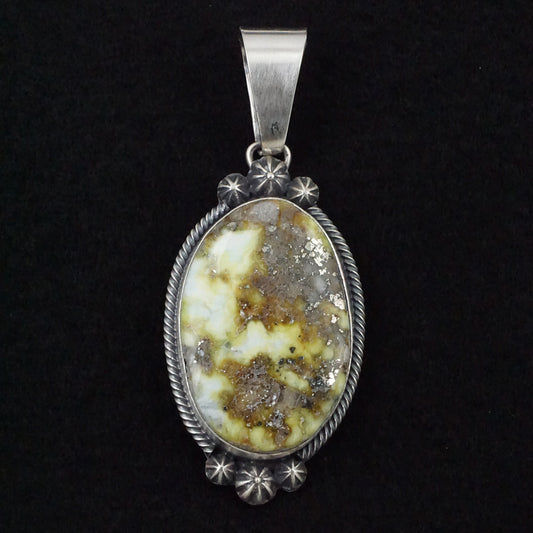 Darrin Livingston Variscite & Sterling Silver Pendant