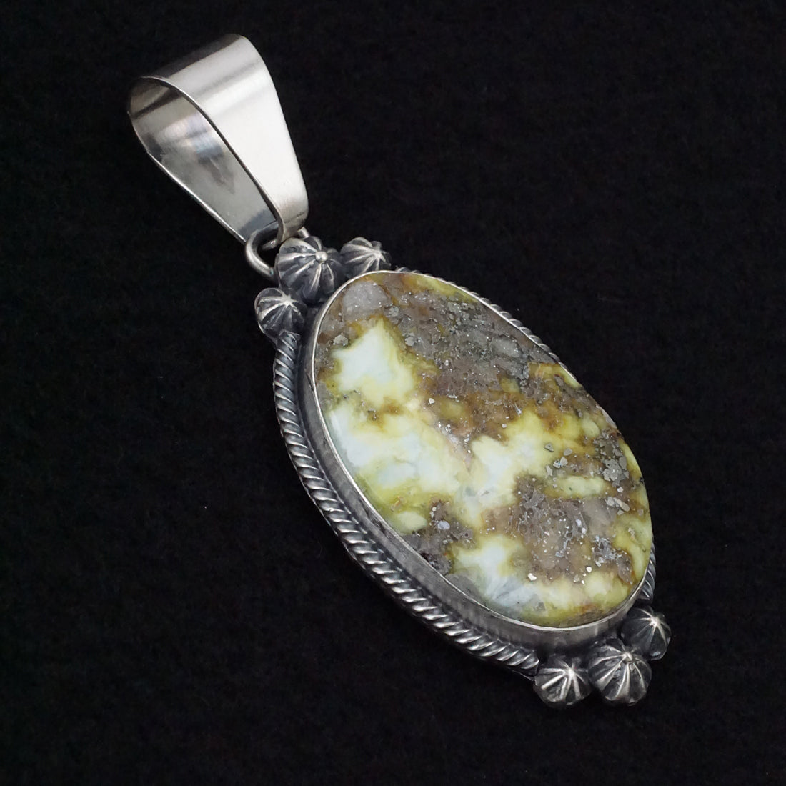 Darrin Livingston Variscite & Sterling Silver Pendant