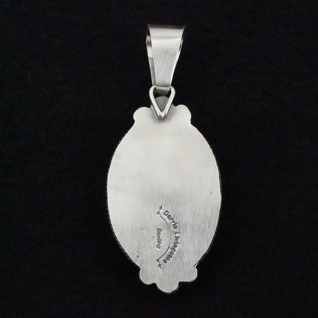 Darrin Livingston Variscite & Sterling Silver Pendant