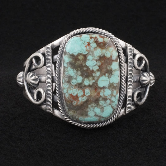 Bobby Johnson Turquoise & Sterling Silver Bracelet