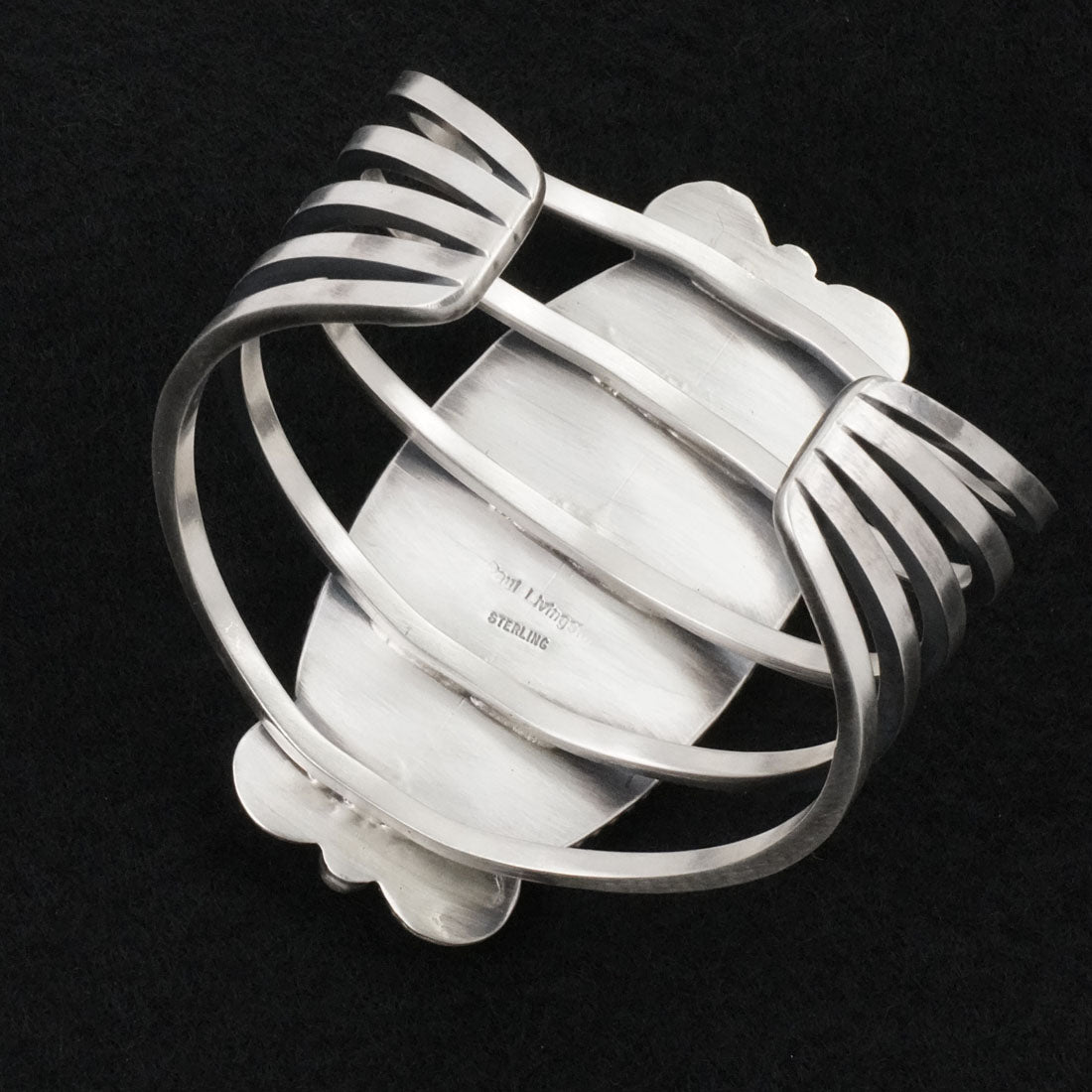 Paul Livingston White Buffalo & Sterling Silver Bracelet