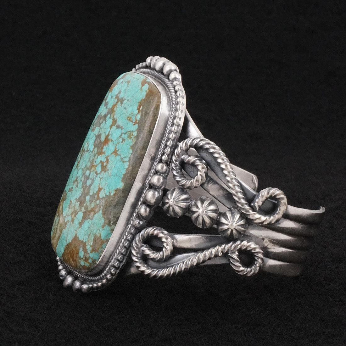 Bobby Johnson Turquoise & Sterling Silver Bracelet