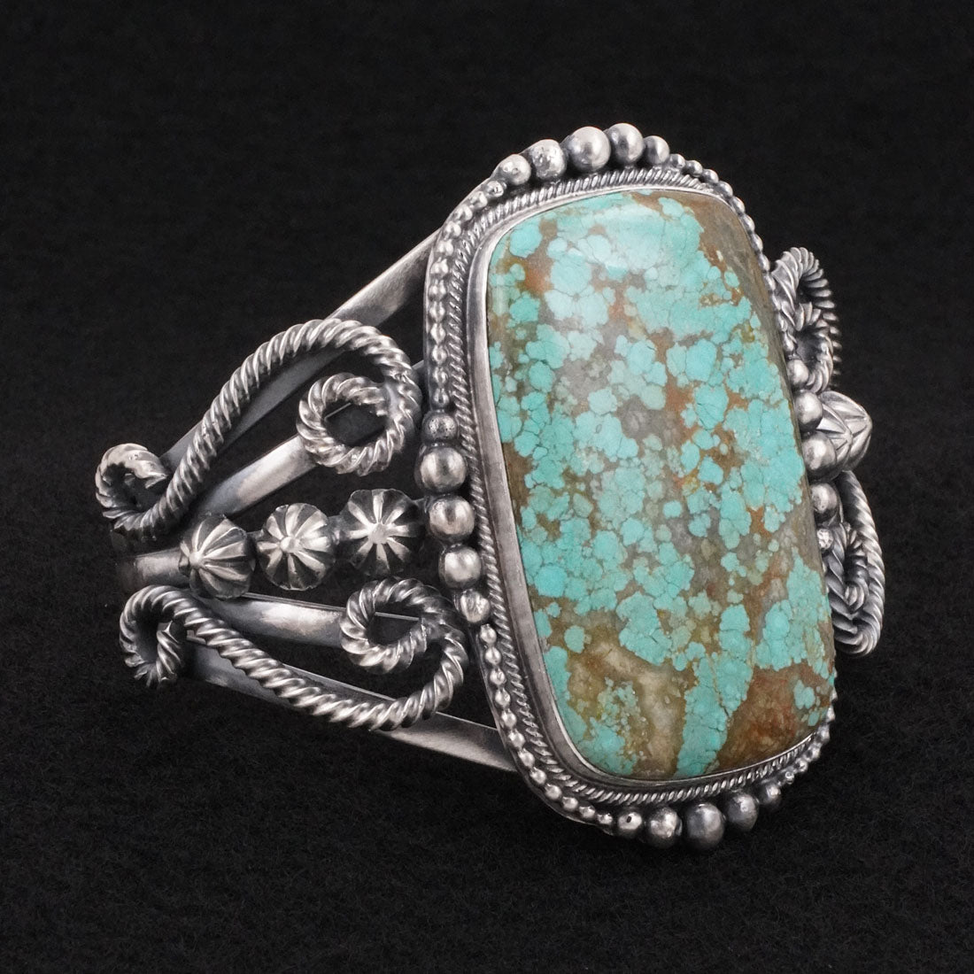 Bobby Johnson Turquoise & Sterling Silver Bracelet