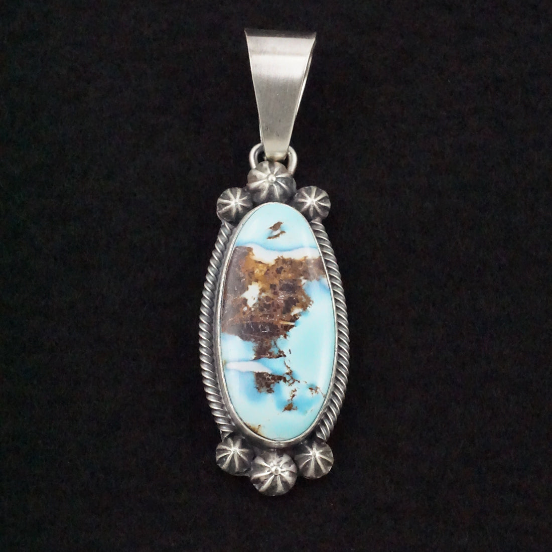 Darrin Livingston Turquoise & Sterling Silver Pendant