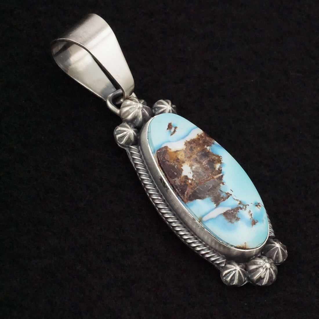 Darrin Livingston Turquoise & Sterling Silver Pendant