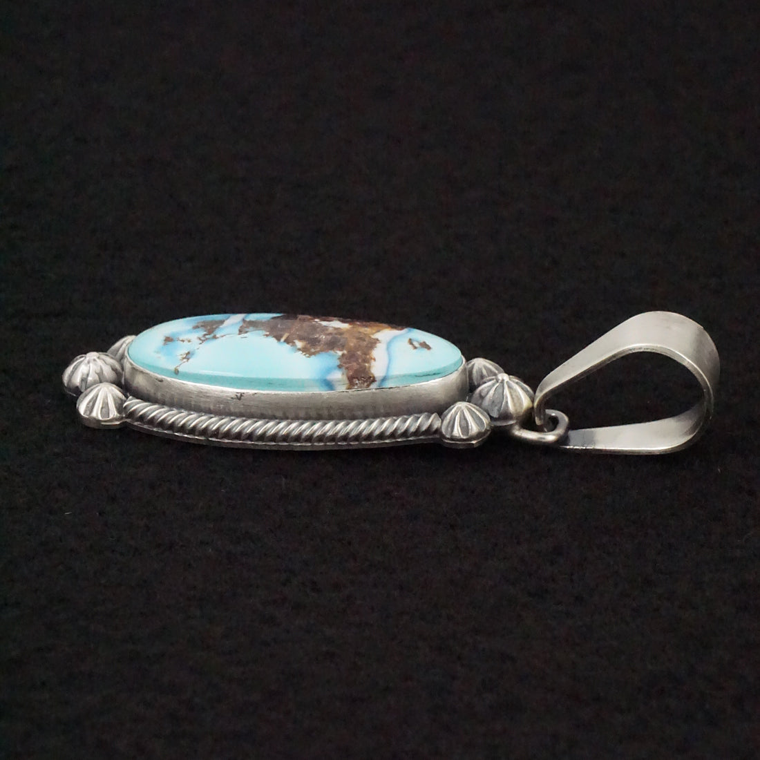 Darrin Livingston Turquoise & Sterling Silver Pendant