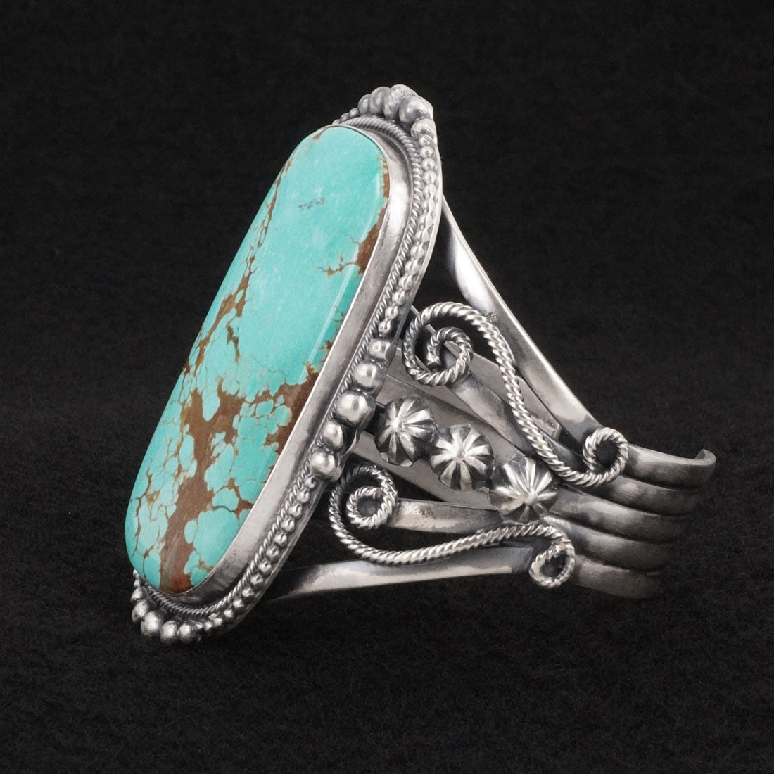 Bobby Johnson Turquoise & Sterling Silver Bracelet